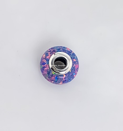 New 100% Authentic PANDORA 925 Ale Lab Opalescent Purple Charm 791691C05 - Picture 5 of 7