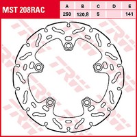 TRW Bremsscheibe Sportiv Starr MST208RAC GSX-S1000 WDG0