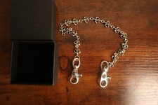 Accessori catena jeans cuori cromati