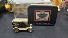 NIB HARLEY DAVIDSON 1913 FORD MODEL T VAN DIME BANK 1/43 ERTL DIECAST METAL