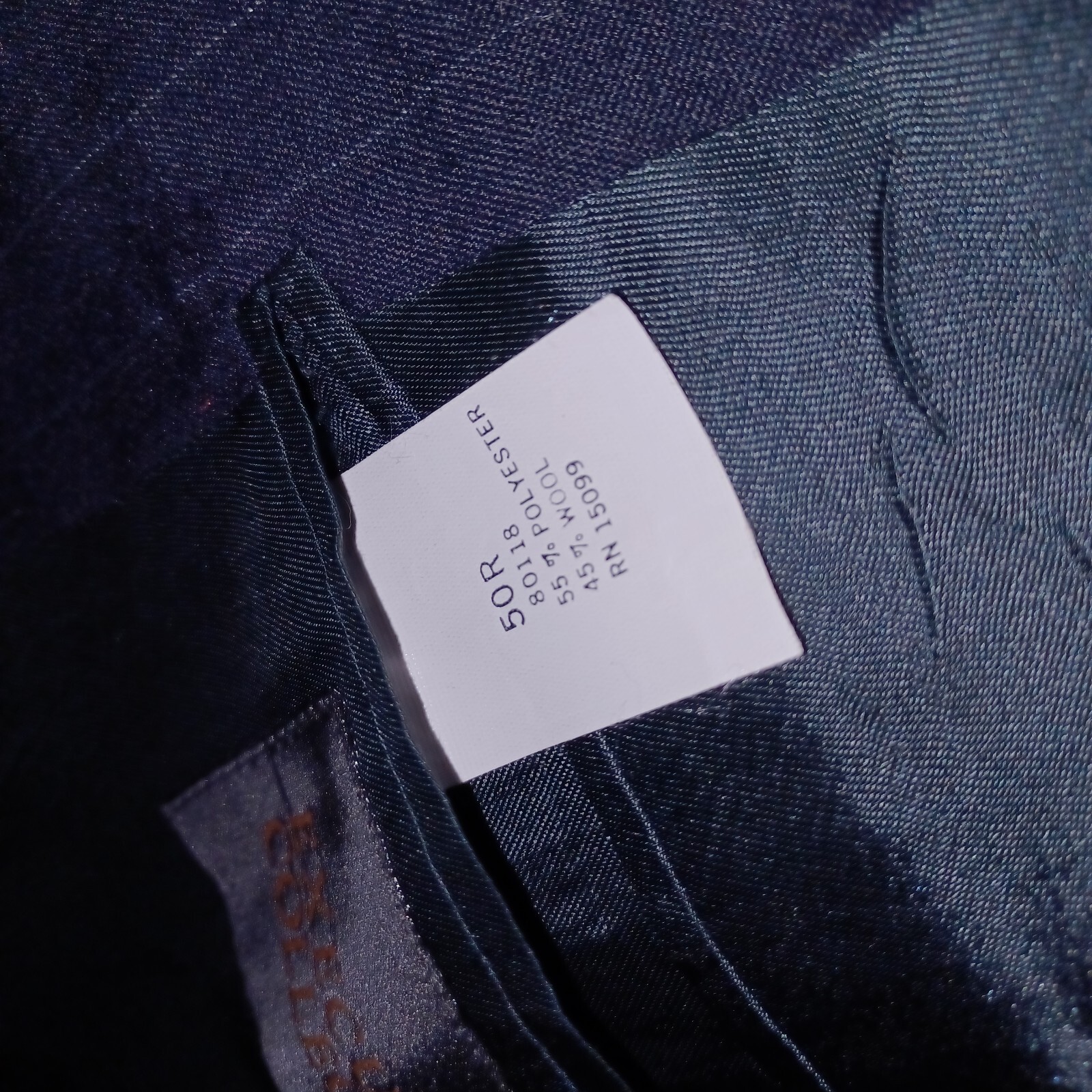 Executive Collection Blazer Mens 50R Blue Suit Jacket Sport Coat