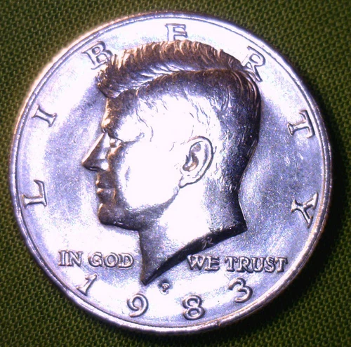1983 Kennedy Half Dollar BU Coin Uncirculated Key Date Fifty Cents 50 Cent