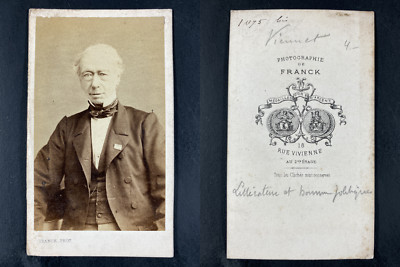 LE PEINTRE ALEXANDRE Cabanel Vintage cdv albumen print.Alexandre