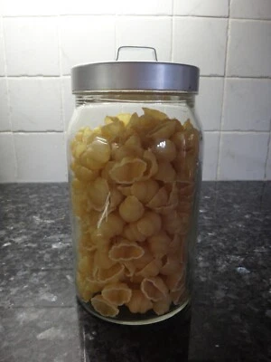 Ikea Burken Glass storage jar 1 litre - Image 1 of 4
