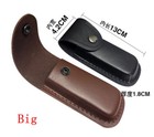 2023 Leather Sheath For Folding Tools Pocket Knife Pouch with Belt loop Case New