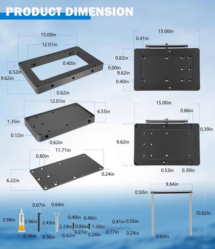 Minn Kota MKA-56 Quick Release Bracket for Electric Steer Motors w/QUEST 1854056 - Picture 7 of 10