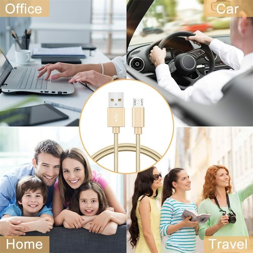 3X 10Ft Heavy Duty Charging Cord Micro USB Fast Charger Cable For Android Phone - Picture 8 of 8