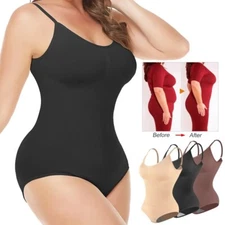 Women Seamless Full Body Shaper Tummy Control Body Shaper Slimming Bodysuits US