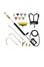 JANZ 24 FT Pressure Washer Telescoping Wand with Power Washer Extension Wands...