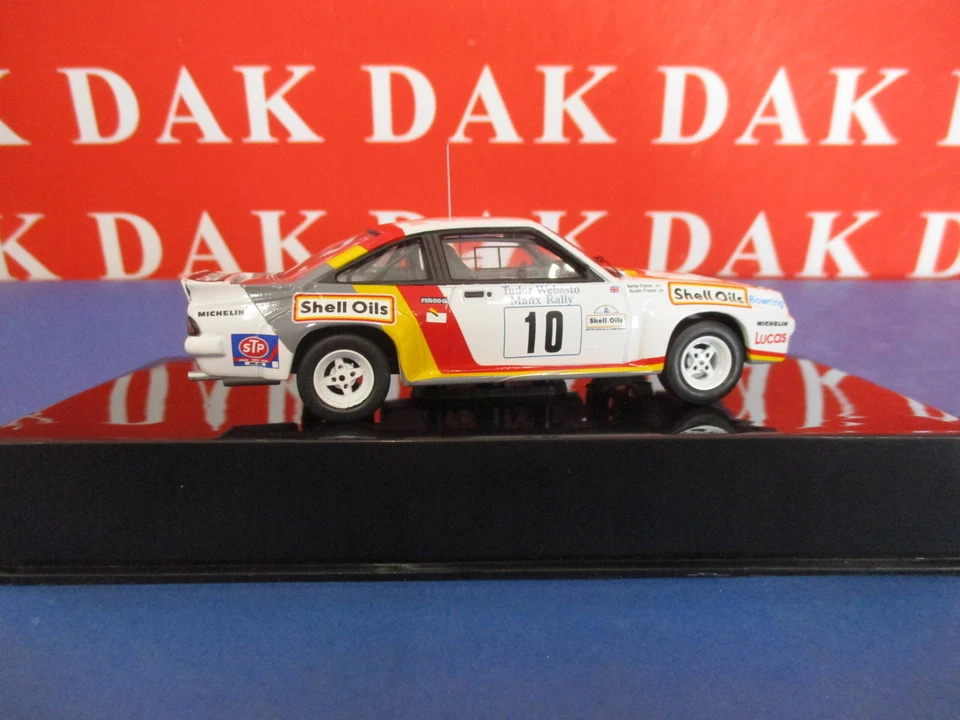 Die cast 1/43 Modellino Auto Opel Manta 400 Manx Rally 1985 B. Fischer by Ixo - Immagine 4 di 4