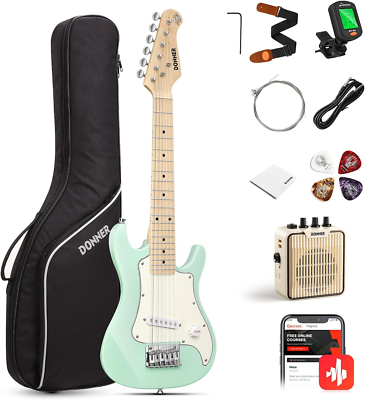 30 Inch Junior Electric Guitar Beginner Kit ST Style Mini Electric