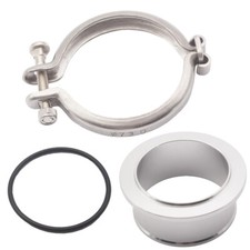 Abrazadera de brida de banda en V turbo compresor para Holset HX35 HX35W HX40W Cummins 5,9 L