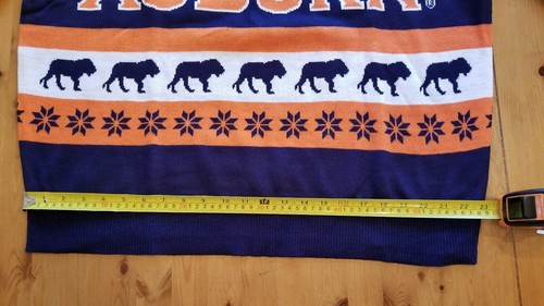 NWT Auburn Tigers NCAA Ugly Christmas Sweater Football Sz XL - Picture 5 of 6