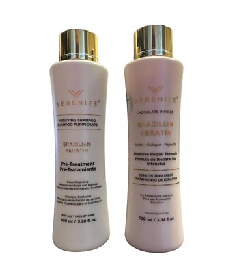 Verenize Brazilian Keratin Treatment, By VERENIZE (2 x 100 ml)