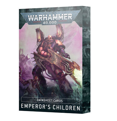 Datasheet Cards: Emperor's Children 10th Edition Warhammer 40K