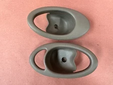 Jaguar XK8 XKR Convertible Inner Door Handle Cover Bezel Pair OEM 102K Miles