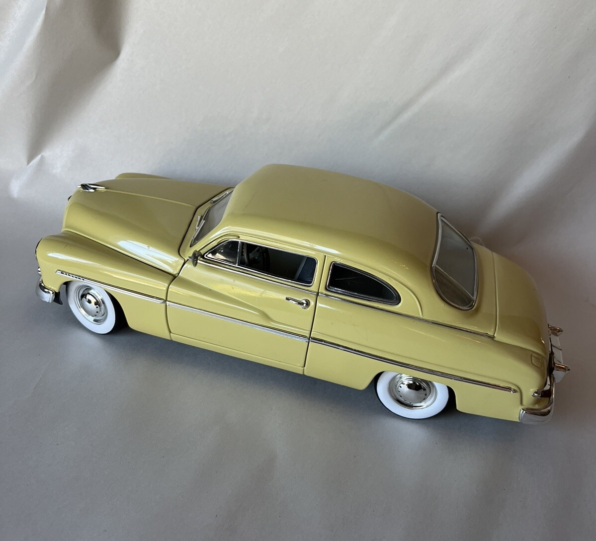 1949 Mercury Coupe Die Cast Car  Calabash Yellow #32100 American Muscle Ertl LE