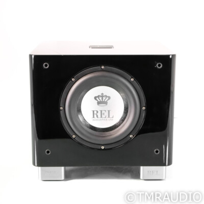 REL Acoustics T/7x 8'' Powered Subwoofer; High Gloss Black