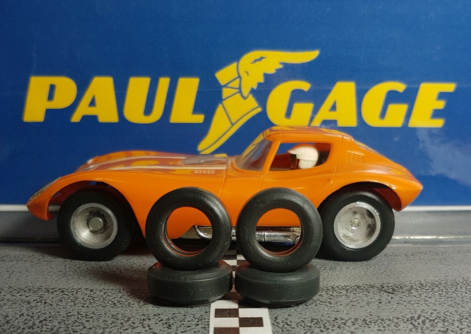 1/32 URETHANE SLOT CAR TIRES 2pr fit Strombecker Lotus, Cheetah