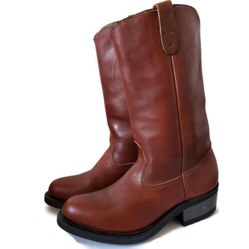 Sonora Double-H West Vintage Brown Leather Work C… - image 1