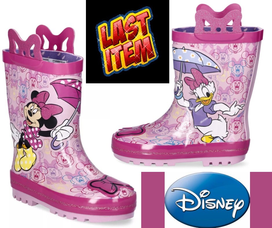 Botas De Lluvia De Minnie Mouse Rosadas Para Niña - Tienda Online MIC