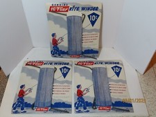 Lot of 3 vintage 1960 Hi-Flier Kite Winder string holders NIP MOC 10 cent price