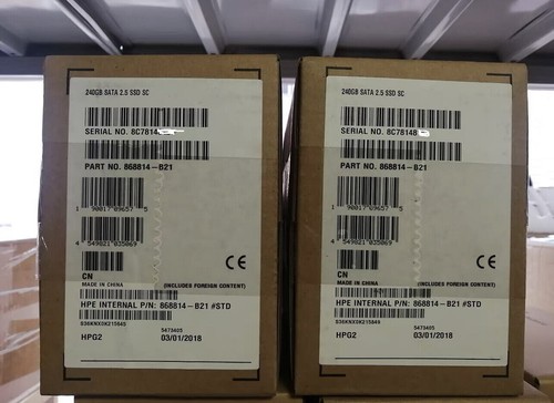 HPE 868924-001 240GB 868814-B21 6G READ SATA INTENSIVE SFF 2.5" SC NEW - Picture 4 of 4