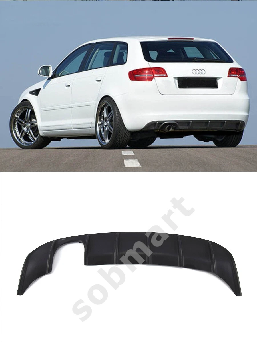 Audi A3 8P 2008 2012 3D 5D REAR APPROACH REAR DIFFUSER SPOILER TUNING SOBMART