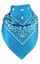 Sciarpa Bandana Paisley Blu XL 27x27 - Cotone 100% - Nuova Con Etichette