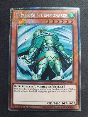Yu-Gi-Oh! RA03-DE180 Raiza der Sturmmonarch Platinum SecR NM 1st