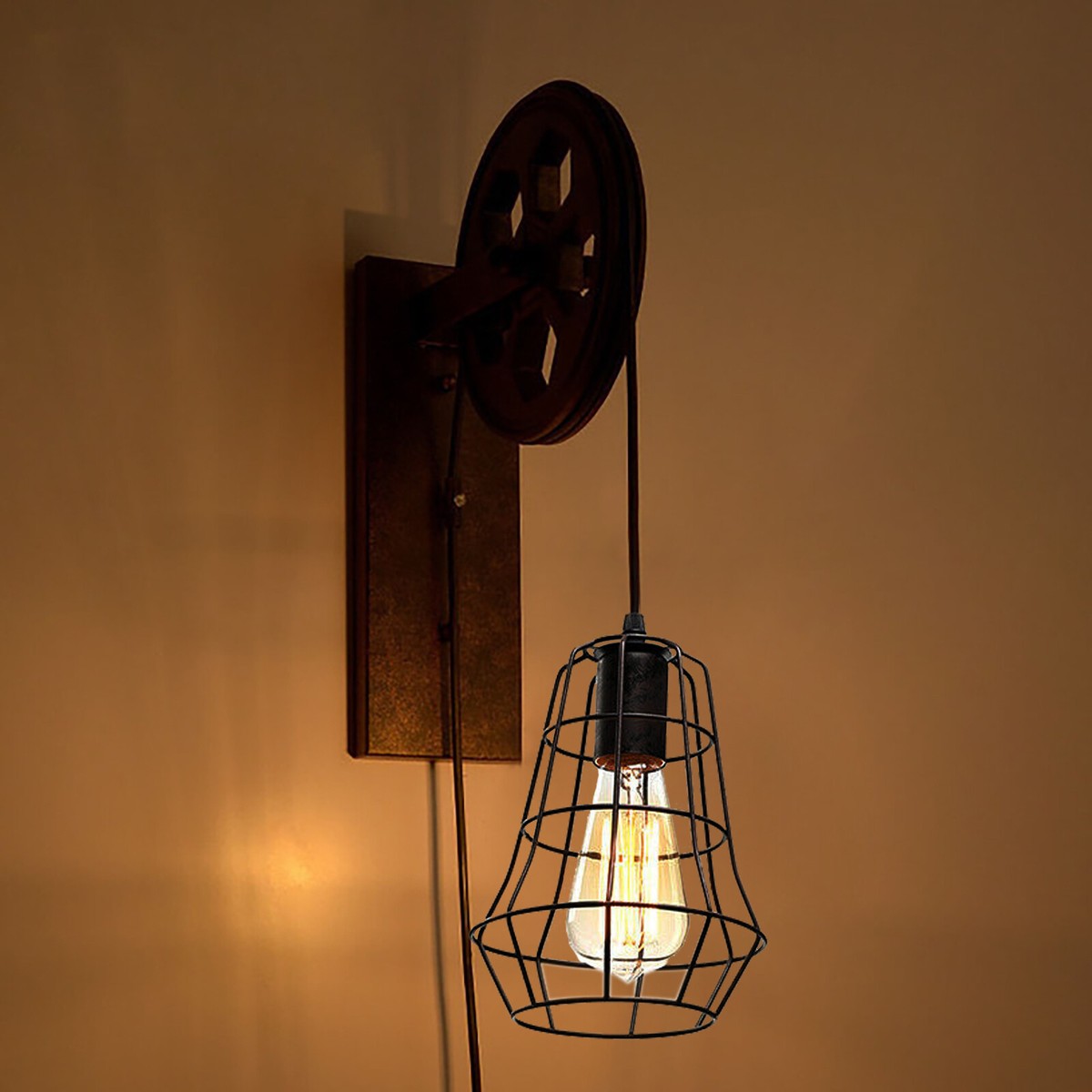 Pulley Light Fixture Diy Shelly Lighting