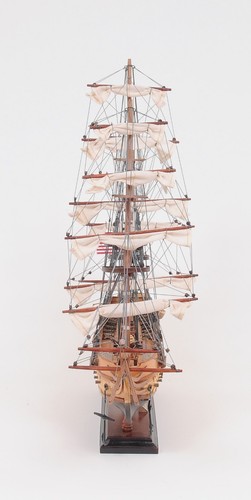 USS Constitution Ship Model Handmade Wooden 22.5 Inches Ship Fully Assembled - Picture 3 of 8