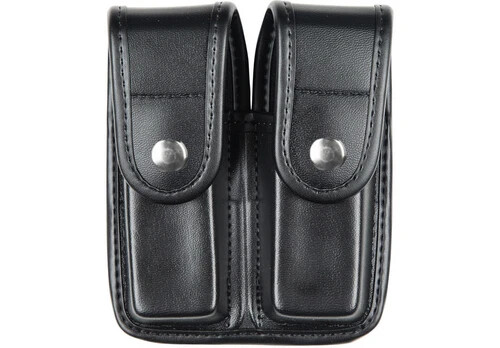 Bianchi Double Magazine Pouch for Glock 20/21, H&K, Para, S&W, Etc, Plain Black-image