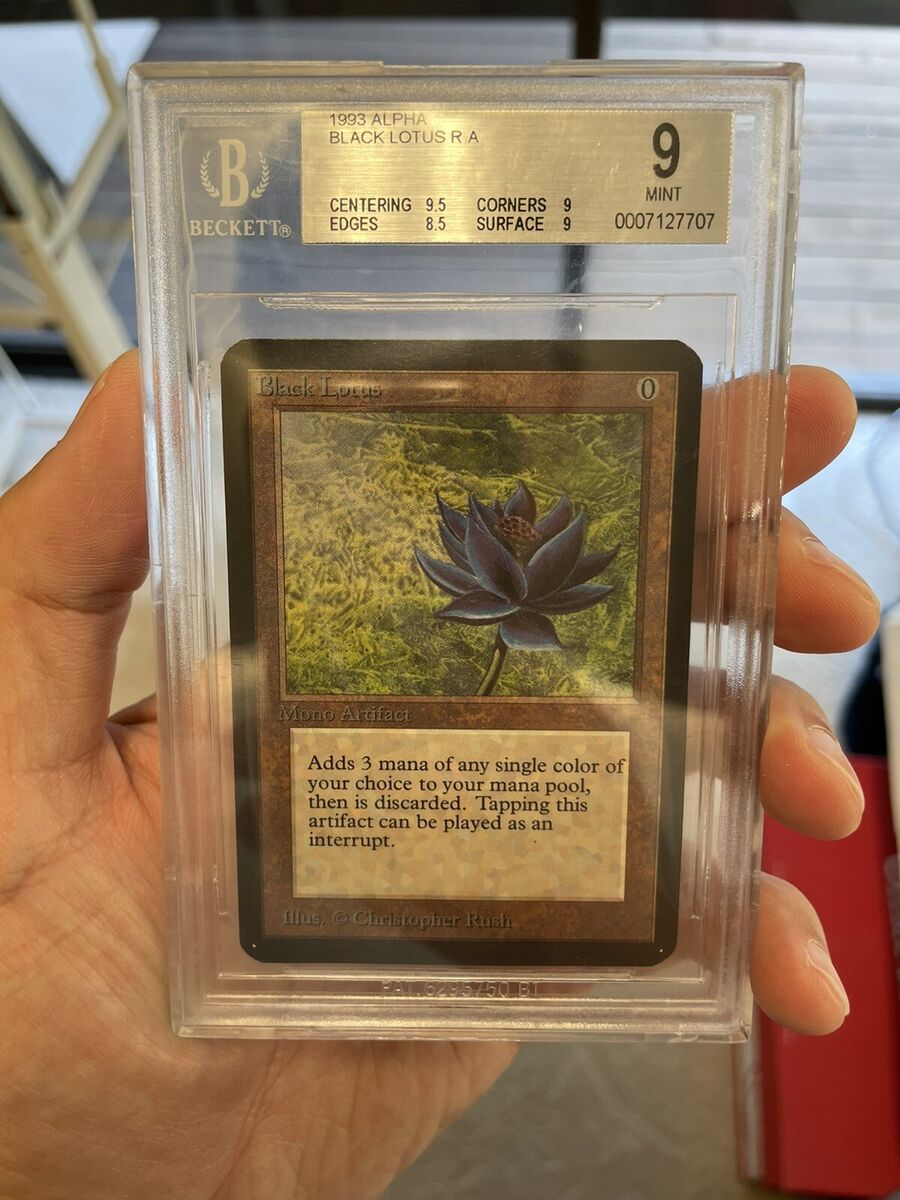 Alpha Black Lotus BGS 9 - Graded MINT - Magic the Gathering Alpha Black Lotus BGS 9 - Graded MINT - Magic the Gathering