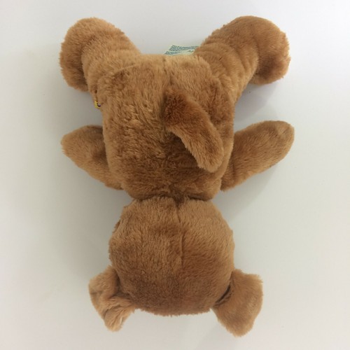 Peluche Build A Bear marrón cachorro perro 15" animal de peluche parche blanco ojos lengua fuera - Imagen 5 de 11