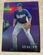 RARE 2014 Bowman Platinum Refractor RC Corey Seager World Series MVP Rangers