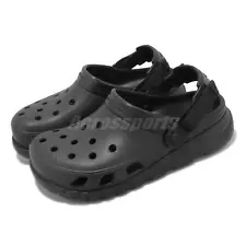 Crocs Duet Max II 2 Clog Black Men Unisex Casaul Slip On Sandal 208776-001