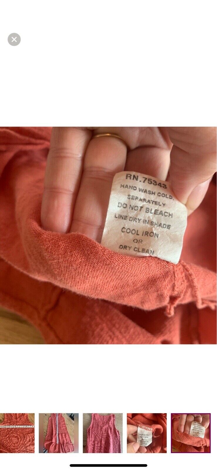 Francesca Bettini Italian Tiered Linen Cotton Cor… - image 9