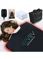 Portable Sauna Blanket with Bonus Cotton Insert Towel - V2.0 Major Upgrades Pre