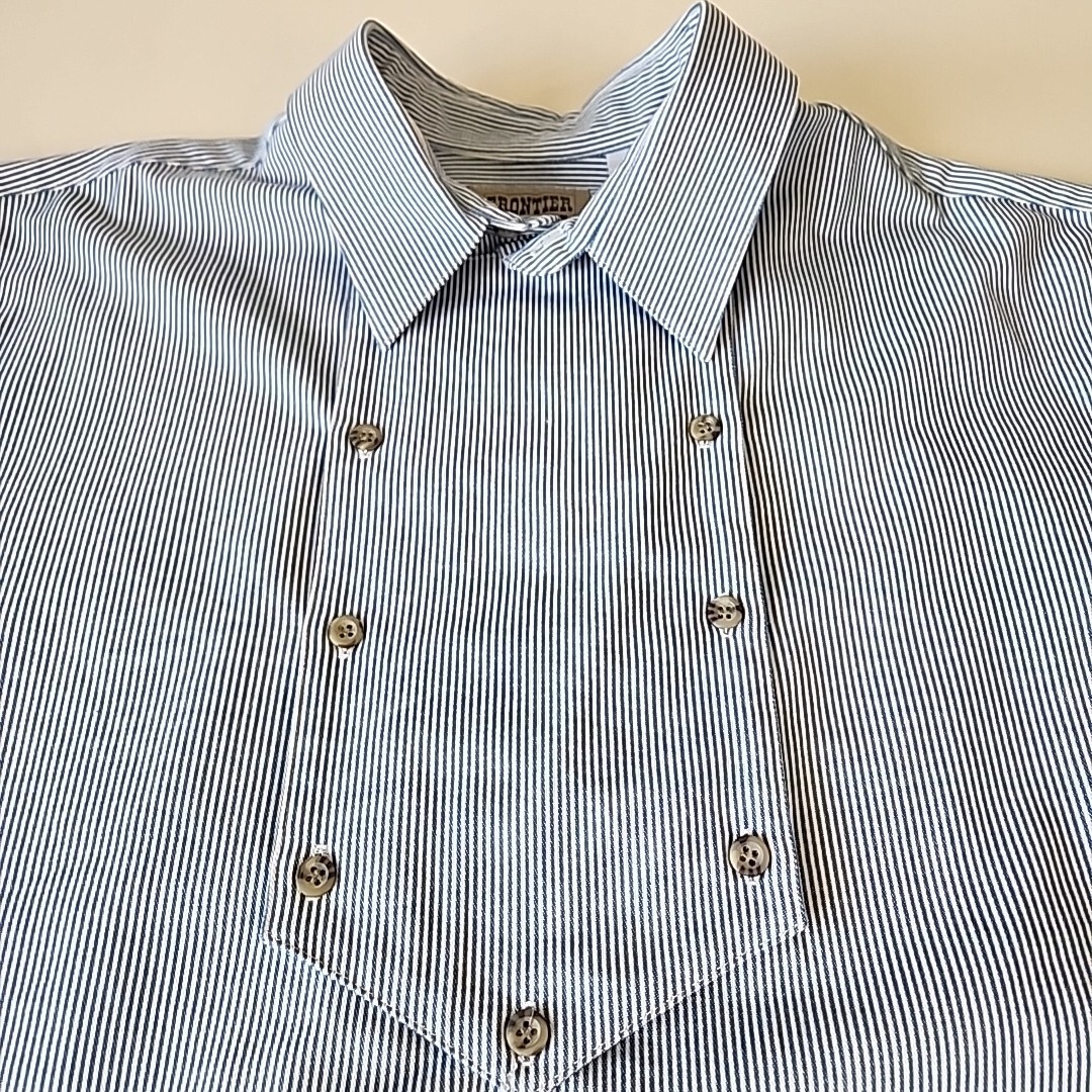 Frontier Classics Bib Front 1880 Blue Stripe Appaloosa 100% cotton