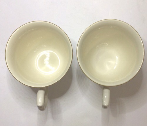 Mikasa Margaux Cups Mugs 8 Oz Set Of 2 - Picture 5 of 12