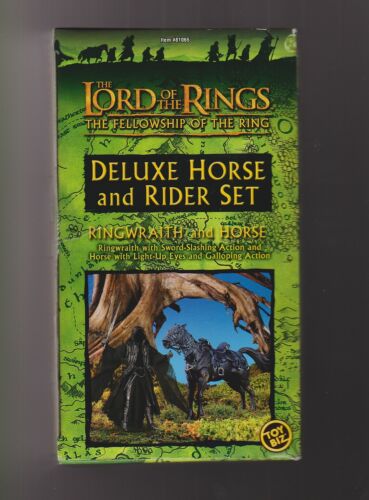 LORD OF THE RINGS DELUXE HORSE & RIDER SET RINGWRAITH, HORSE & FRODO *BRAND NEW* - Picture 2 of 6