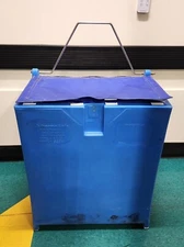 ThermoSafe 4 cu ft Durable Insulated Container Flx-Seal Lid and wheels # HR04P-C