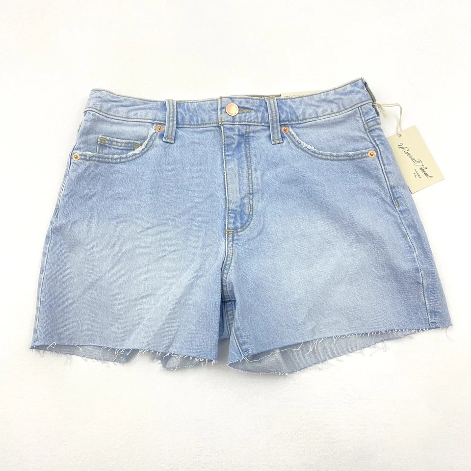 Universal Thread Womens Vintage Stretch High-Rise Cut-Off Mi