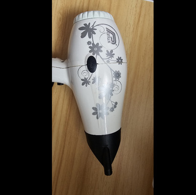 Parlux 3500 Super Compact Hair Dryer -white with patterns - limited edition
