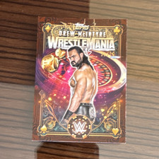 2026 Topps WWE WrestleMania Vegas Drew McIntyre WM-2 Sports Trading Card