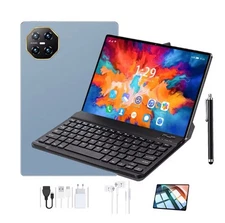 2025 Android 15 Tablet 10.1 Inch With Keyboard And Stylus Dual Sim Card And WiFi