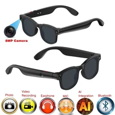 Sunglasses with smart AI image translation and camera and video recording