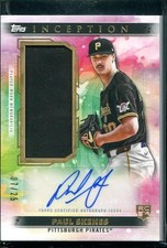 2024 Paul Skenes Rookie Patch Auto Topps Inception Red /25 #AGSR-PS Pirates