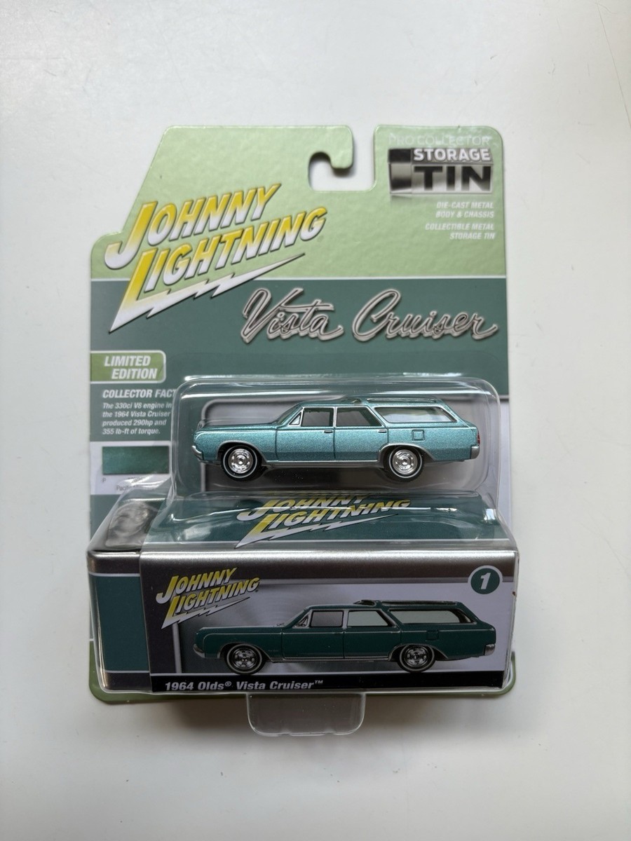 2025 Johnny Lightning 1964 OLDS VISTA CRUISER White Lightning